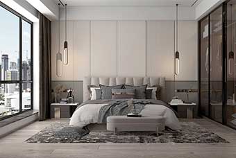 广东现代风格-卧室