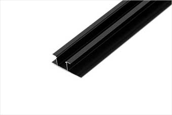 广东航空纤维墙咔铝合金带灯中条（哑黑氧化）