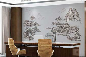 广东森佰汇航空纤维墙咔（山水之间）